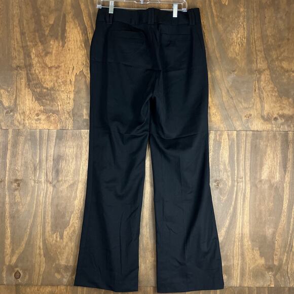 Banana Republic Womens Pants Black High Rise Jackson Fit Wool Blend Stretch 8 - Picture 10 of 12